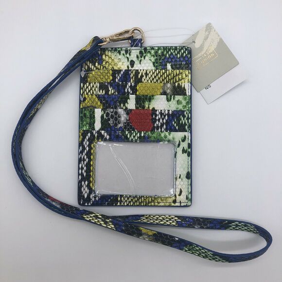 14th & Union Faux Alligator card holder with strap - Picture 1 of 4
